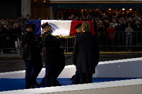 Ceremony to Induct Robert Badinter at Pantheon - Paris AJ