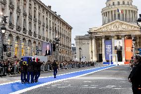 Ceremony to Induct Robert Badinter at Pantheon - Paris AJ