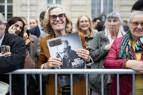 Induction ceremony of Robert Badinter at the Pantheon - Paris