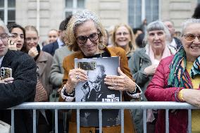 Induction ceremony of Robert Badinter at the Pantheon - Paris