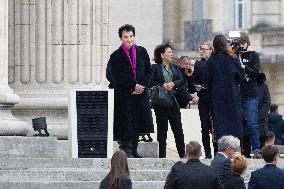 Induction ceremony of Robert Badinter at the Pantheon - Paris