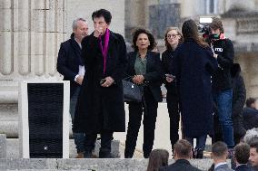 Induction ceremony of Robert Badinter at the Pantheon - Paris
