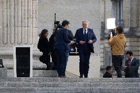 Induction ceremony of Robert Badinter at the Pantheon - Paris