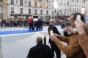 Induction ceremony of Robert Badinter at the Pantheon - Paris