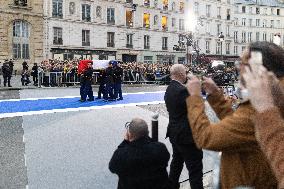 Induction ceremony of Robert Badinter at the Pantheon - Paris