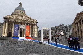 Induction ceremony of Robert Badinter at the Pantheon - Paris