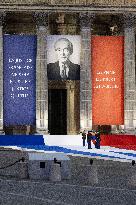 Induction ceremony of Robert Badinter at the Pantheon - Paris