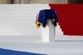 Induction ceremony of Robert Badinter at the Pantheon - Paris