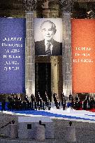 Induction ceremony of Robert Badinter at the Pantheon - Paris