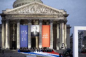 Induction ceremony of Robert Badinter at the Pantheon - Paris