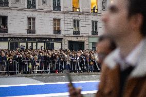 Induction ceremony of Robert Badinter at the Pantheon - Paris