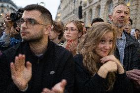 Induction ceremony of Robert Badinter at the Pantheon - Paris