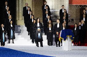Induction ceremony of Robert Badinter at the Pantheon - Paris