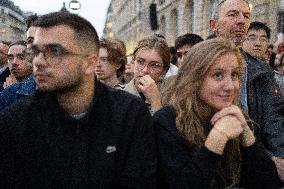 Induction ceremony of Robert Badinter at the Pantheon - Paris