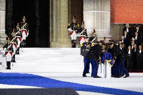 Induction ceremony of Robert Badinter at the Pantheon - Paris