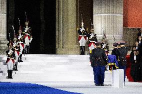 Induction ceremony of Robert Badinter at the Pantheon - Paris