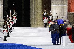 Induction ceremony of Robert Badinter at the Pantheon - Paris
