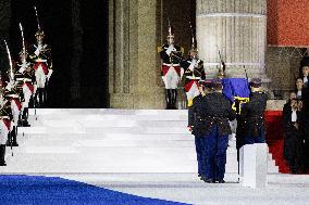 Induction ceremony of Robert Badinter at the Pantheon - Paris
