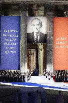 Induction ceremony of Robert Badinter at the Pantheon - Paris