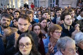 Induction ceremony of Robert Badinter at the Pantheon - Paris