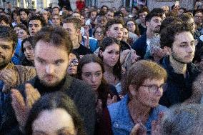 Induction ceremony of Robert Badinter at the Pantheon - Paris