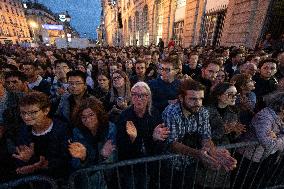 Induction ceremony of Robert Badinter at the Pantheon - Paris