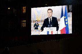 Induction ceremony of Robert Badinter at the Pantheon - Paris