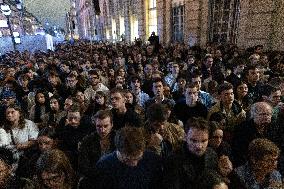 Induction ceremony of Robert Badinter at the Pantheon - Paris