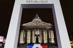 Induction ceremony of Robert Badinter at the Pantheon - Paris