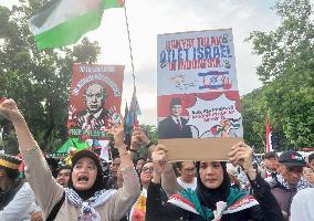 Pro-Palestine rally in Jakarta