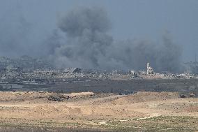 A Viewpoint Of Gaza From The City Of Sderot - Israel