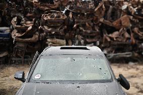 The Cemetery Of Vehicles Used During The Nova Event - Tkuma