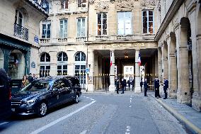 Final Preparations Before Robert Badinter Honor At Pantheon - Paris