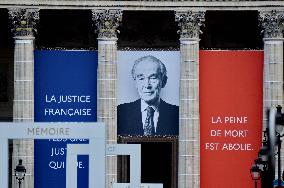 Final Preparations Before Robert Badinter Honor At Pantheon - Paris