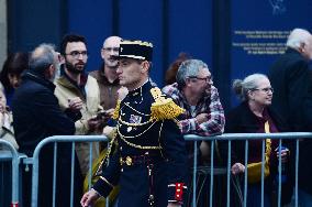 Final Preparations Before Robert Badinter Honor At Pantheon - Paris