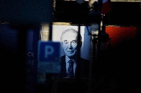 Final Preparations Before Robert Badinter Honor At Pantheon - Paris