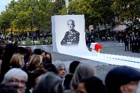 Ceremony to Induct Robert Badinter at Pantheon - Paris