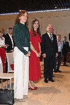 Queen Letizia At Mental Health Confederation Event - Madrid