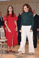 Queen Letizia At Mental Health Confederation Event - Madrid
