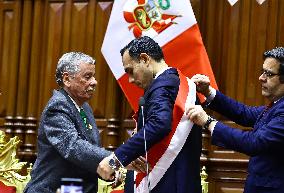 Jose Peri Sworn In As President of Peru - Lima