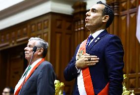 Jose Peri Sworn In As President of Peru - Lima