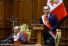 Jose Peri Sworn In As President of Peru - Lima