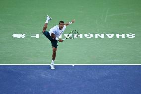 ATP Masters - Arthur Rinderknech v Felix Auger-Aliassime - Shanghai