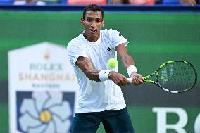 ATP Masters - Arthur Rinderknech v Felix Auger-Aliassime - Shanghai