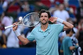 ATP Masters - Arthur Rinderknech v Felix Auger-Aliassime - Shanghai