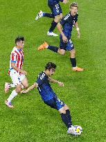 Football: Friendly between Japan and Paraguay