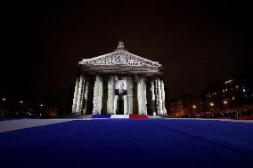 Ceremony to Induct Robert Badinter at Pantheon - Paris