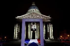 Ceremony to Induct Robert Badinter at Pantheon - Paris