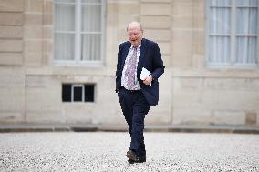 Meeting With French President And Political Leaders At Elysee Palace - Paris