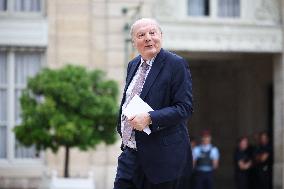 Meeting With French President And Political Leaders At Elysee Palace - Paris